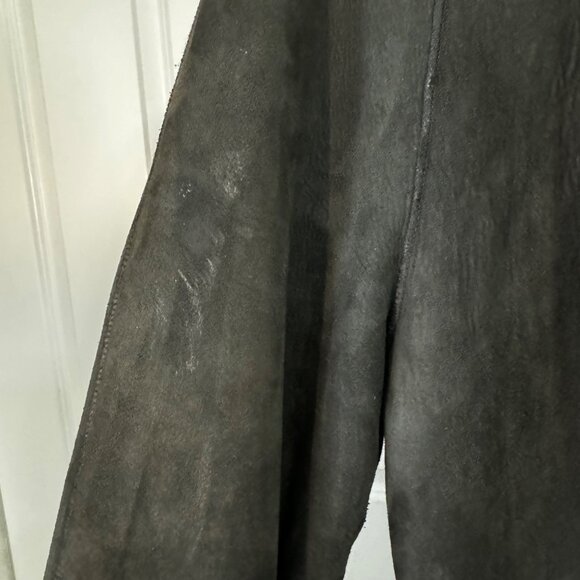 Blue Duck Women’s Coat M Genuine Shearling Fur Sheepskin Black READ - Picture 5 of 15